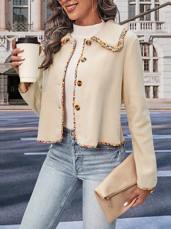 Button-Down Decorated Jacket