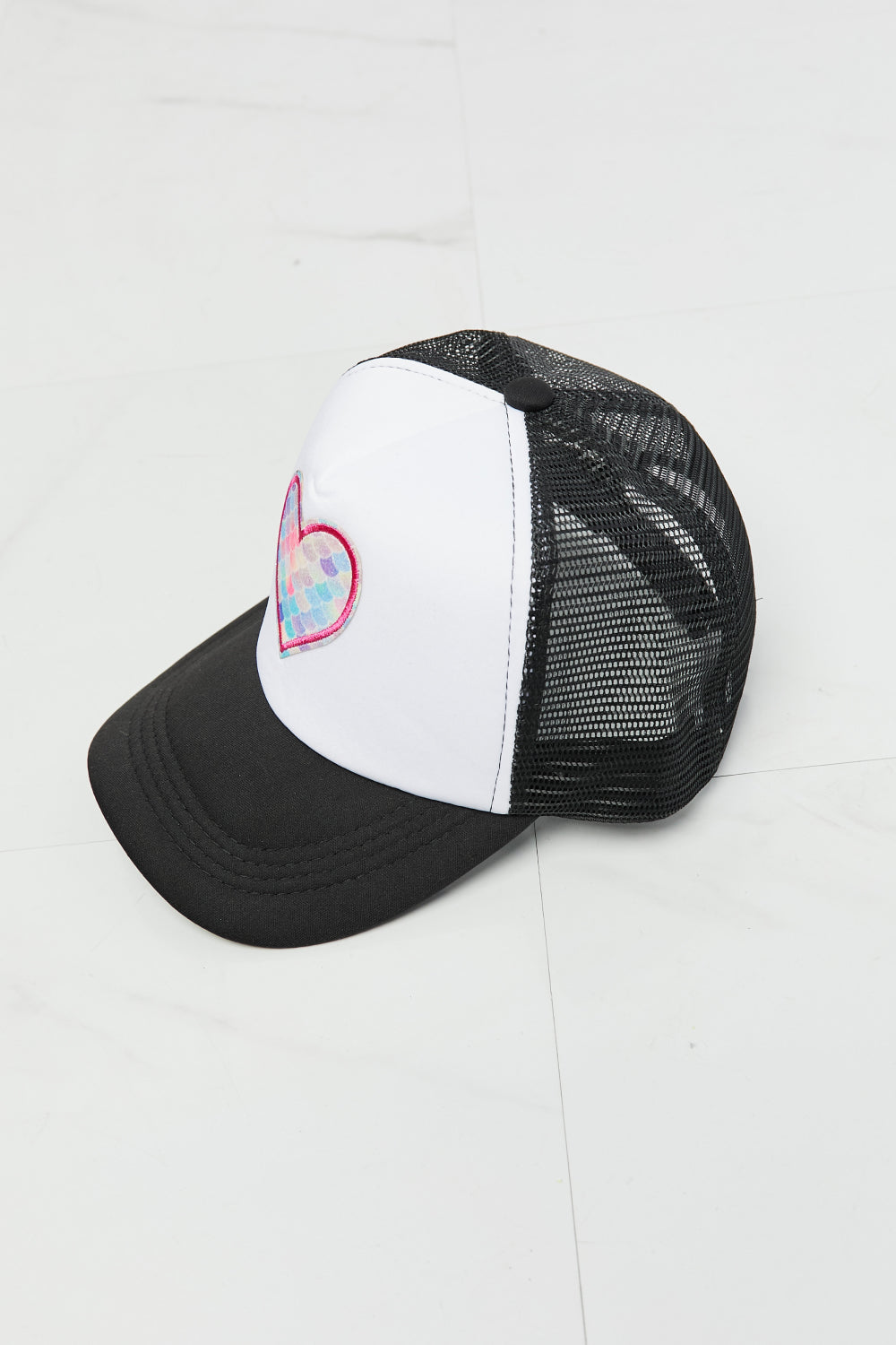 Heart Hat in Black