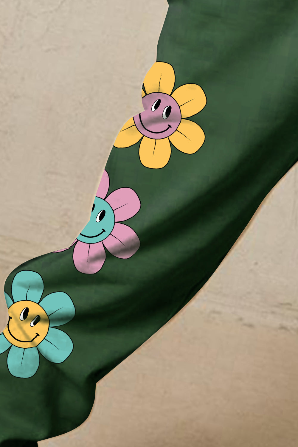 Flower Graphic Long Sweatpants