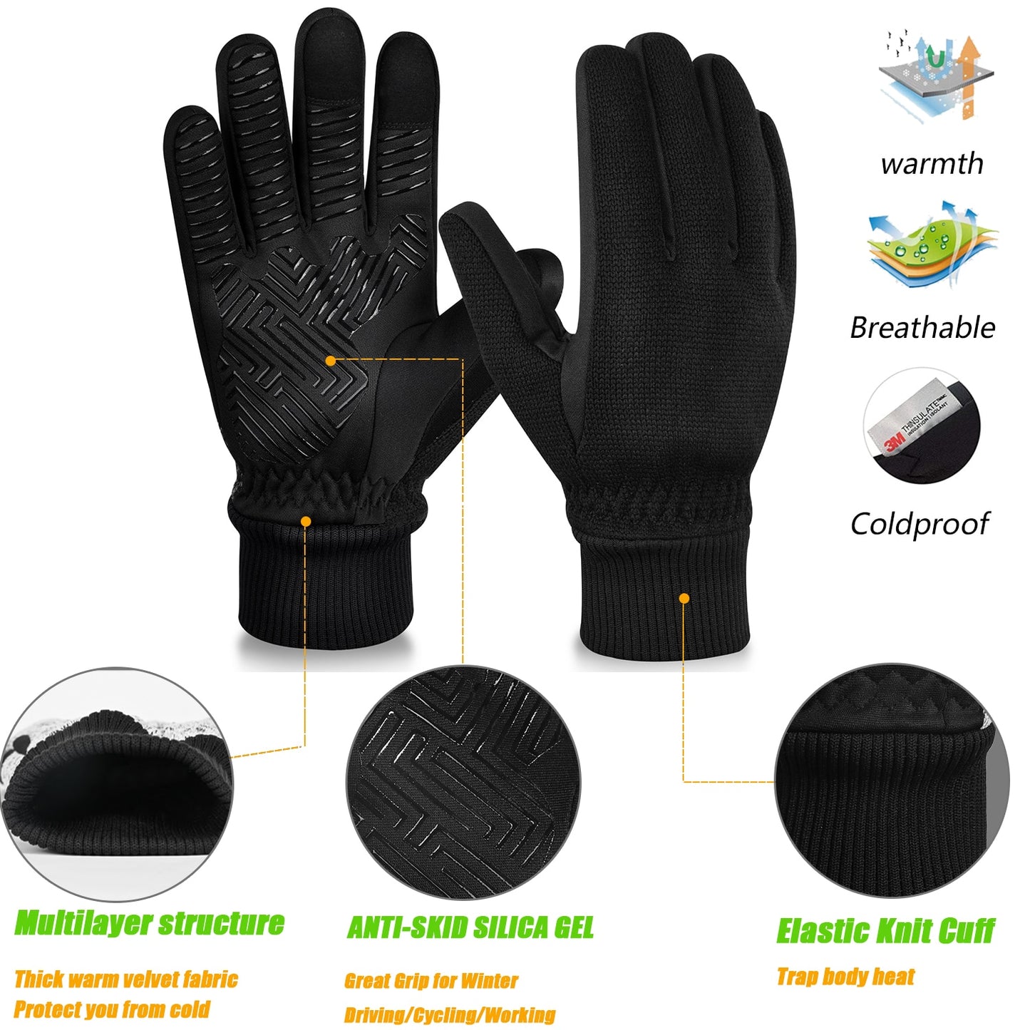 Winter Gloves 3M insulate