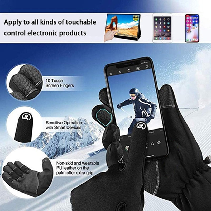 Waterproof and Windproof Winter Gloves