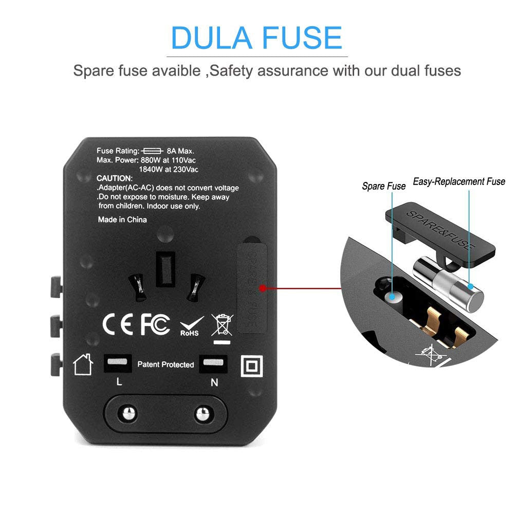 2000W Universal Converter Adapter