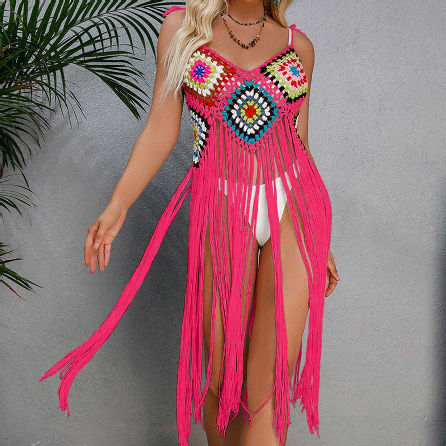 Tassel Cover-up Swimsuit