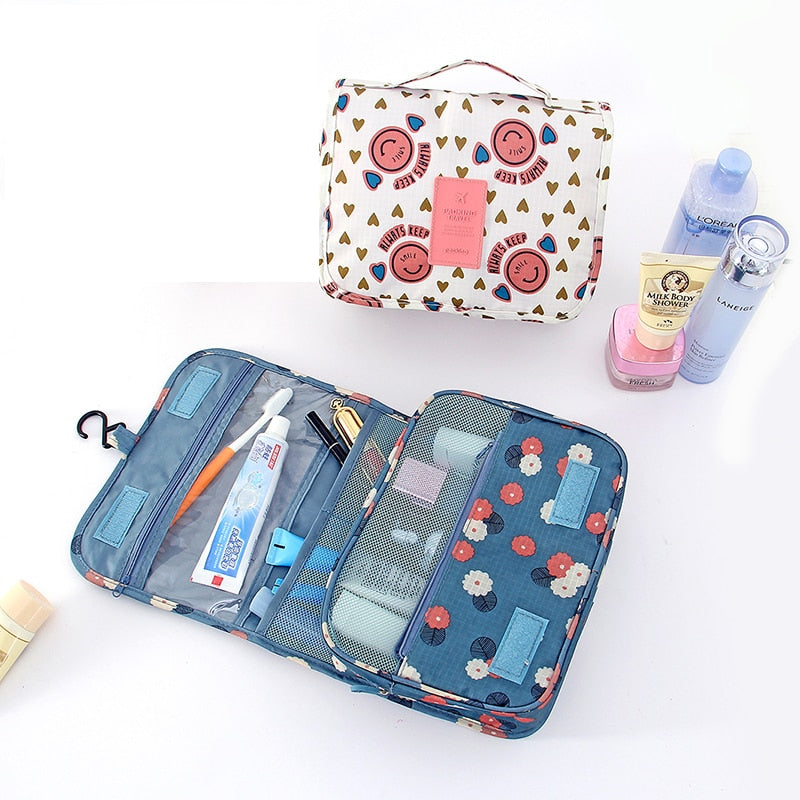 Waterproof Travel Cosmetic Bag with hook