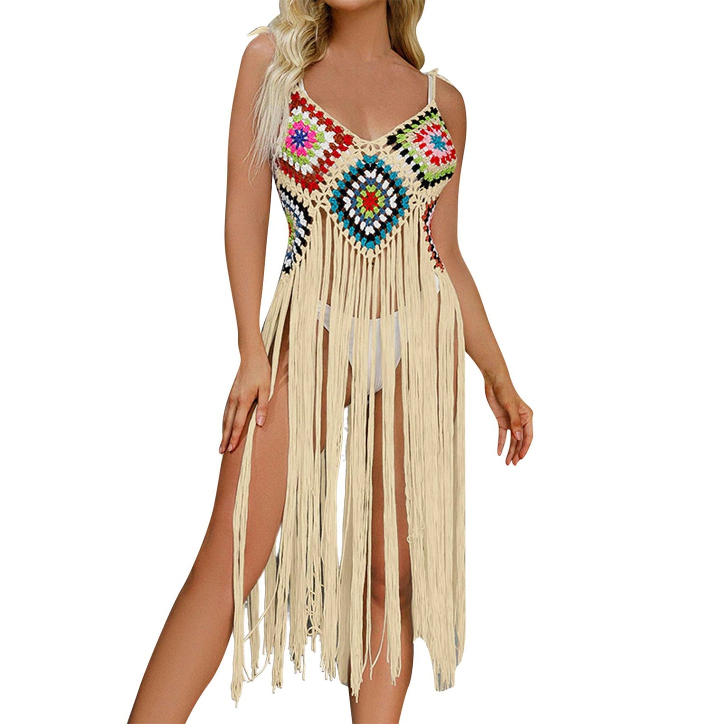 Tassel Cover-up Swimsuit