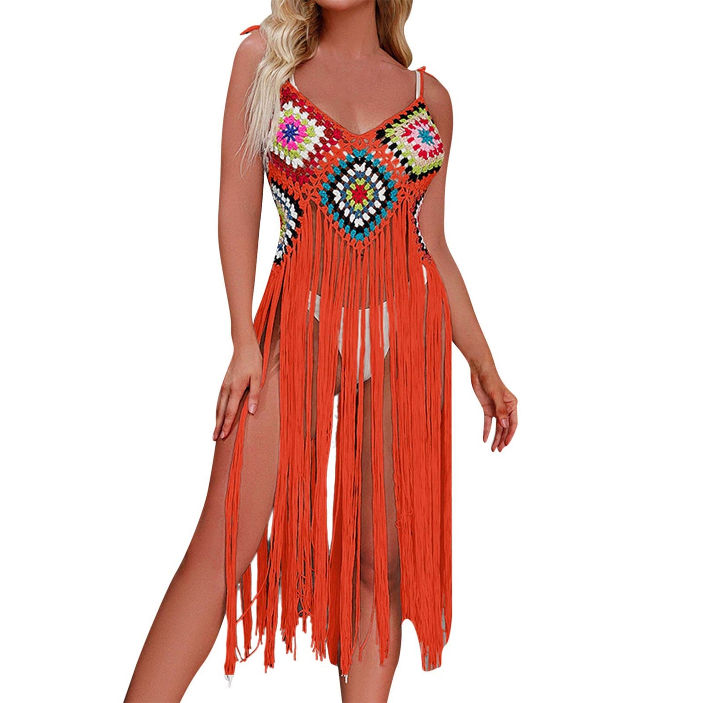 Tassel Cover-up Swimsuit