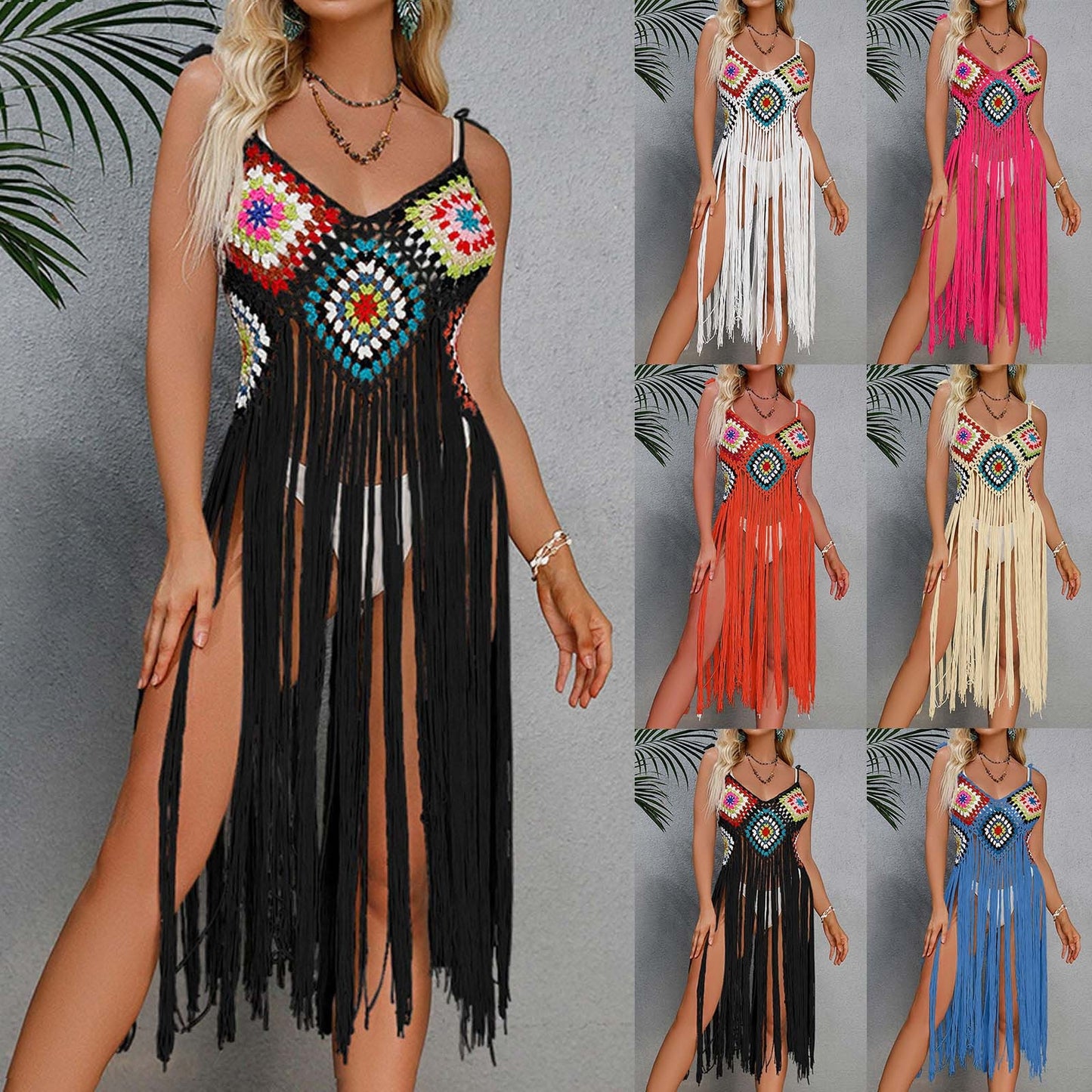 Tassel Cover-up Swimsuit