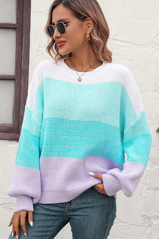 Ribbed Pullover Sweater