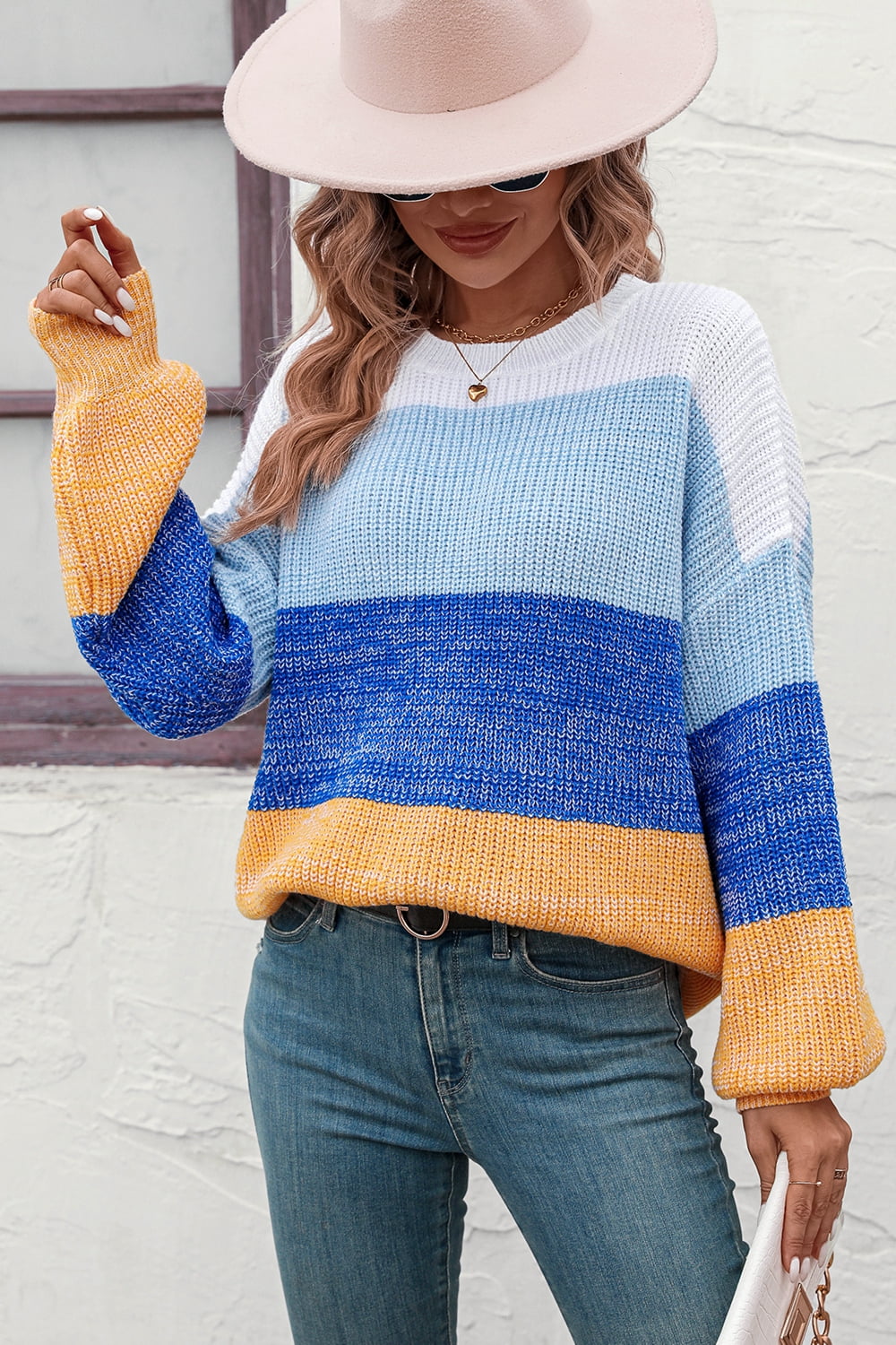 Ribbed Pullover Sweater