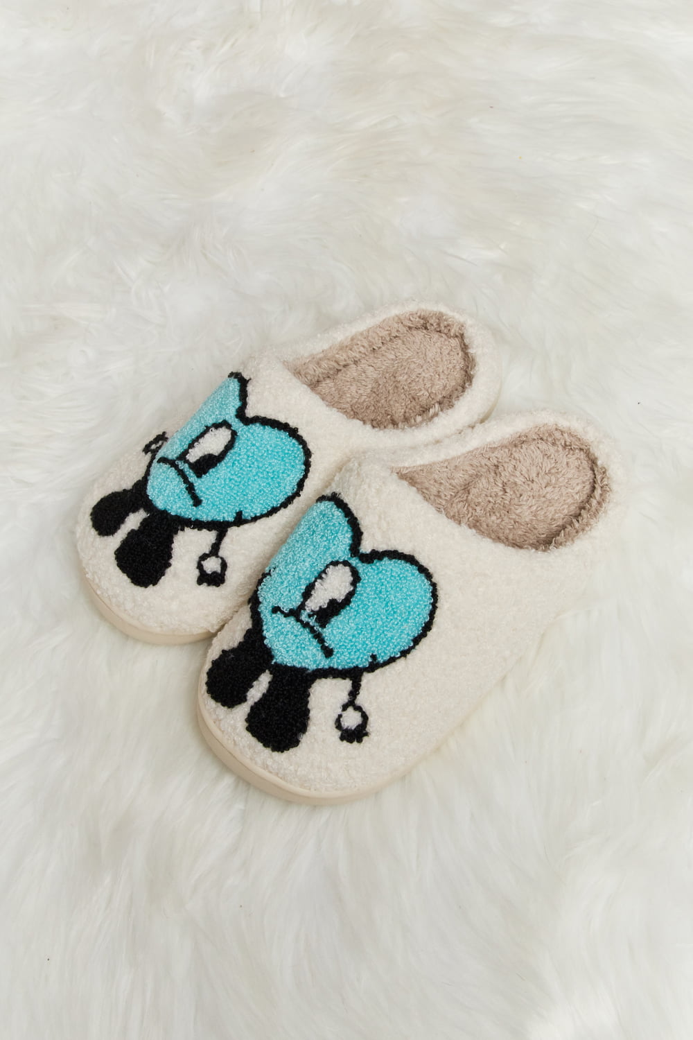 Heart Plush Slippers