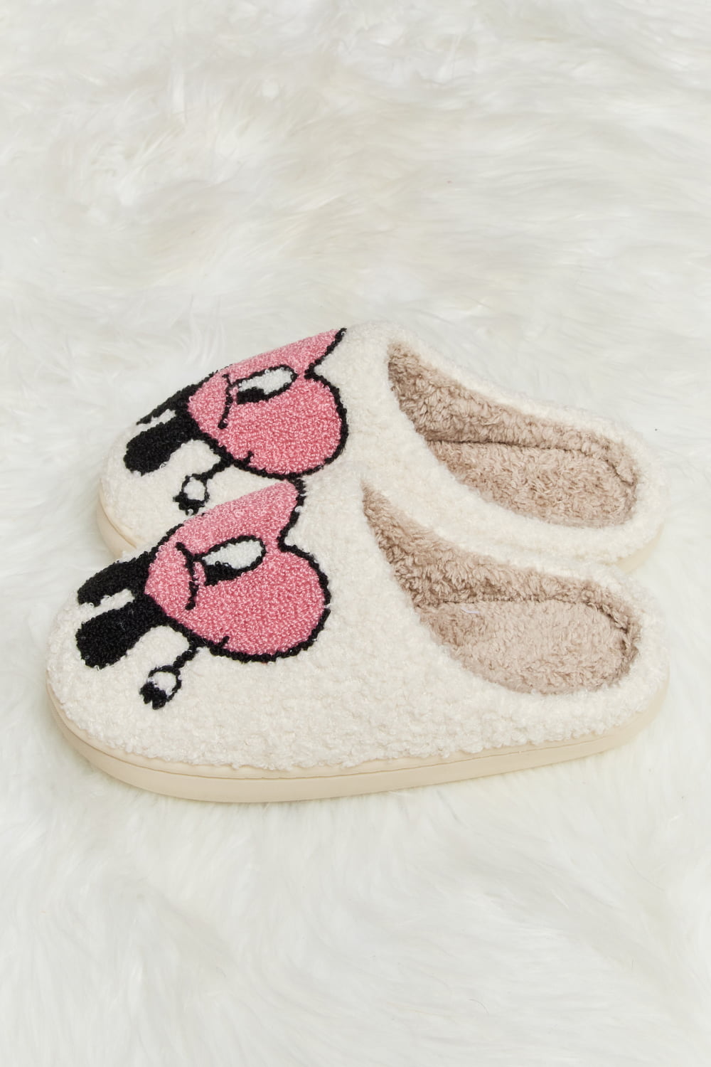 Heart Plush Slippers