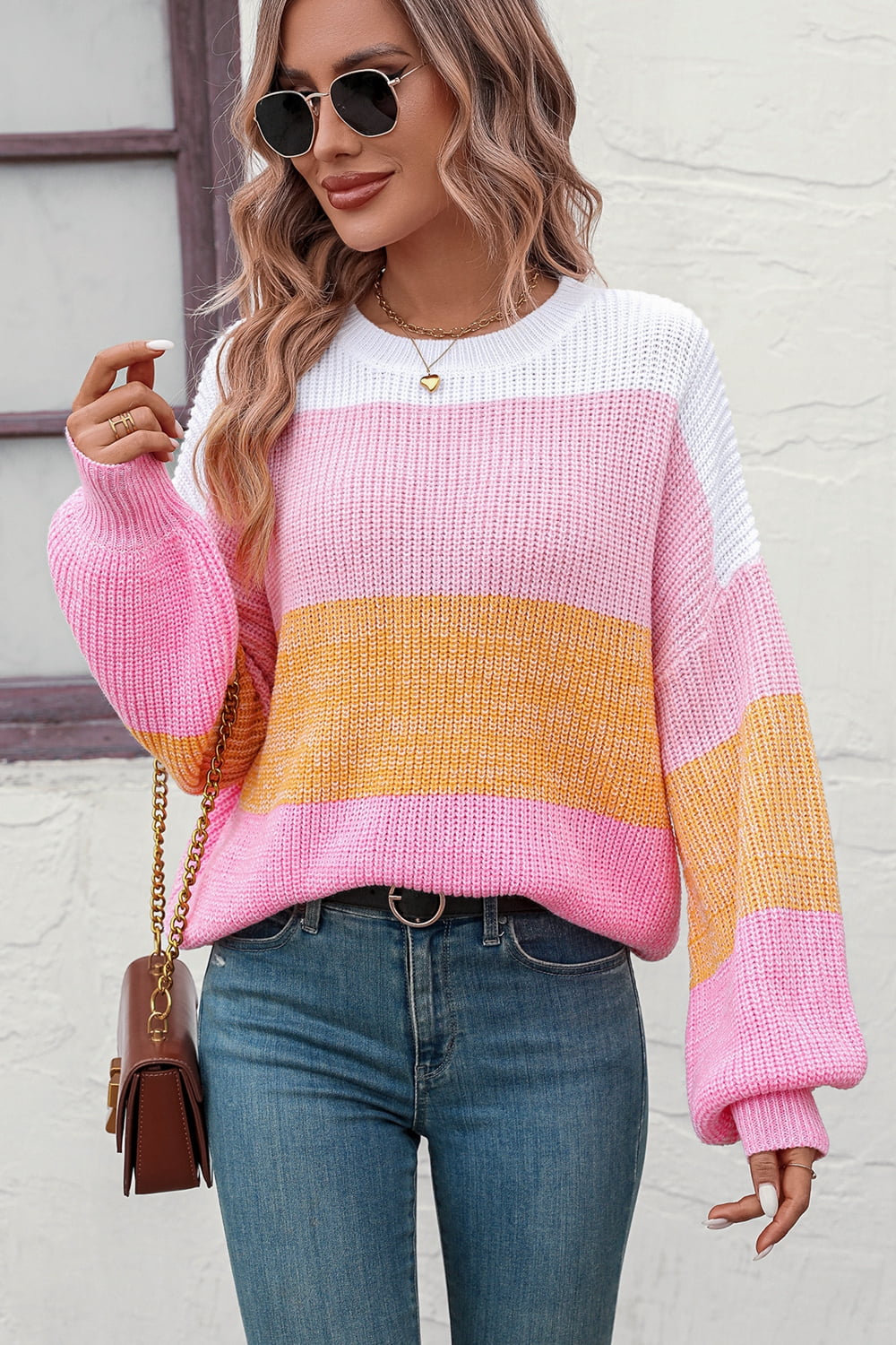 Ribbed Pullover Sweater