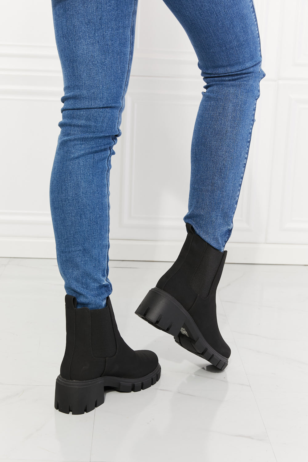 Matte Lug Boots Black