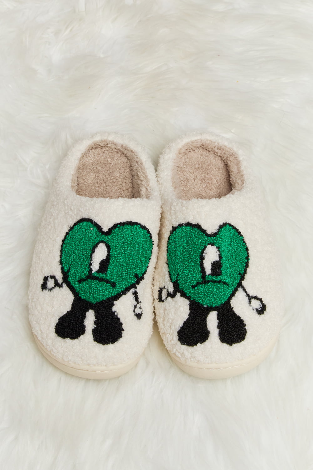 Heart Plush Slippers