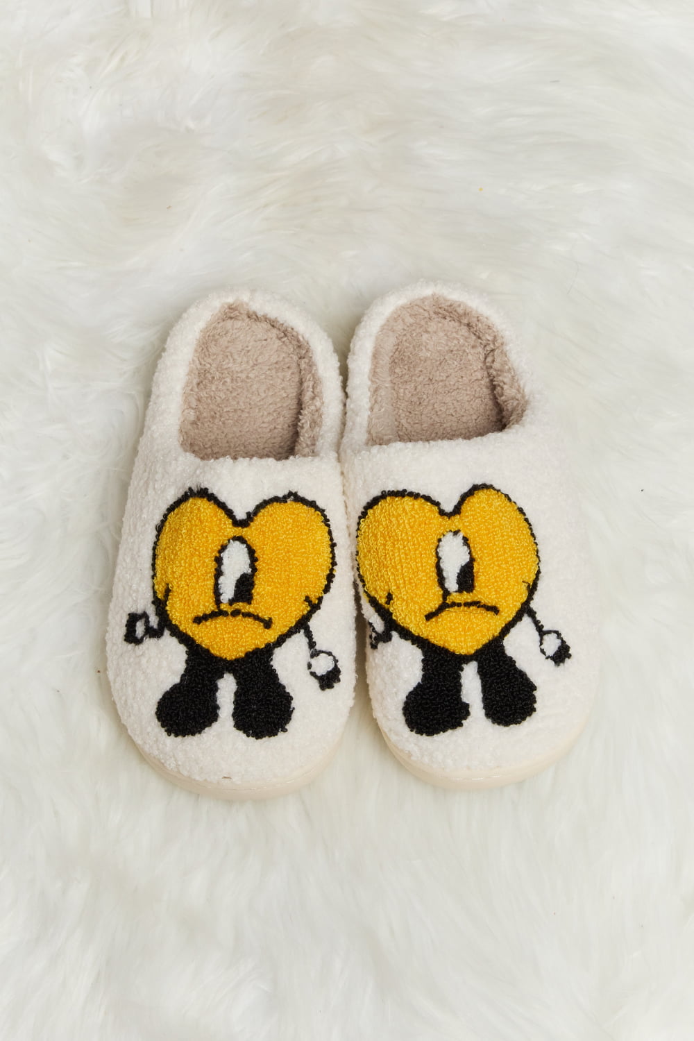 Heart Plush Slippers