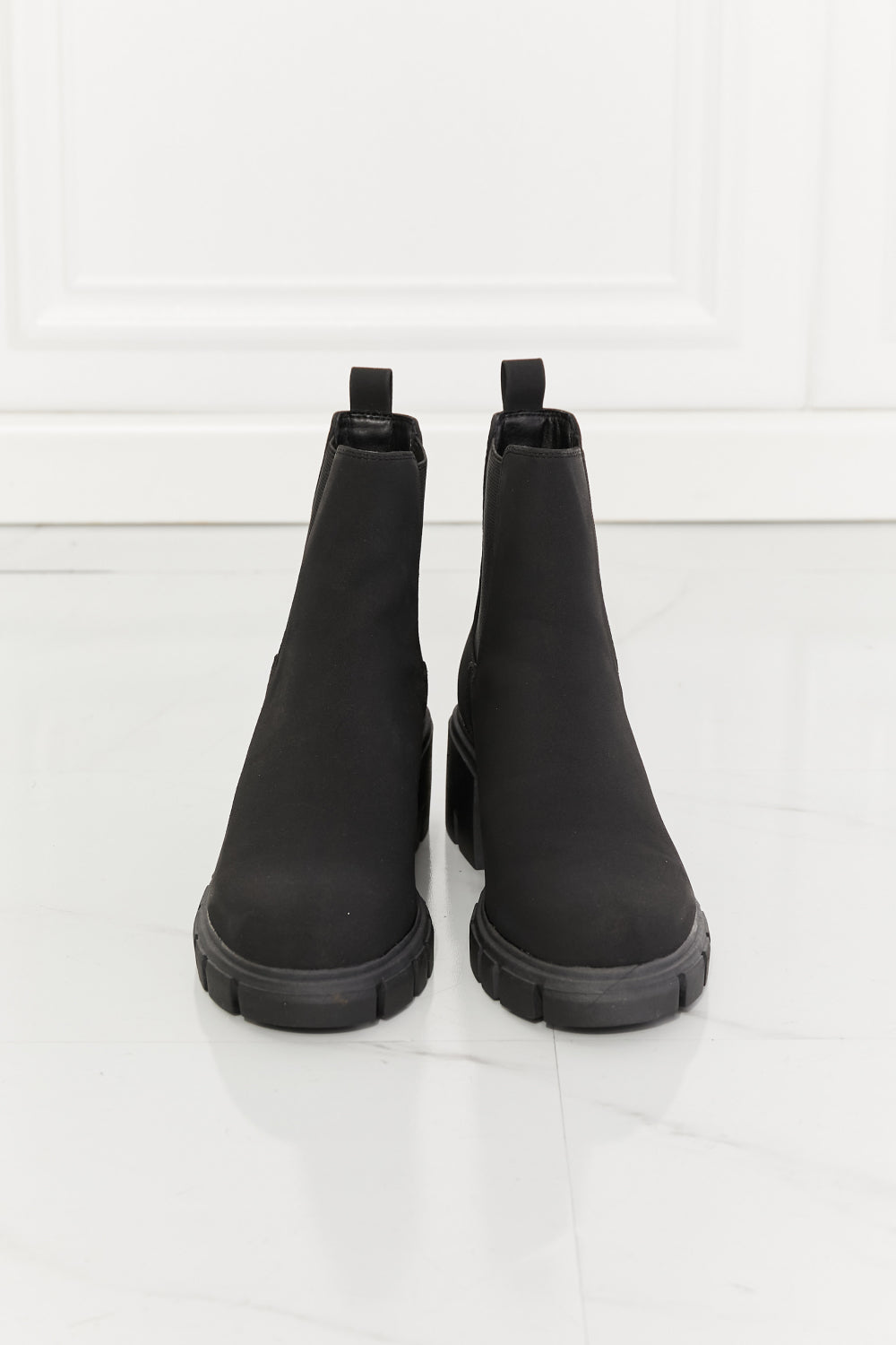 Matte Lug Boots Black