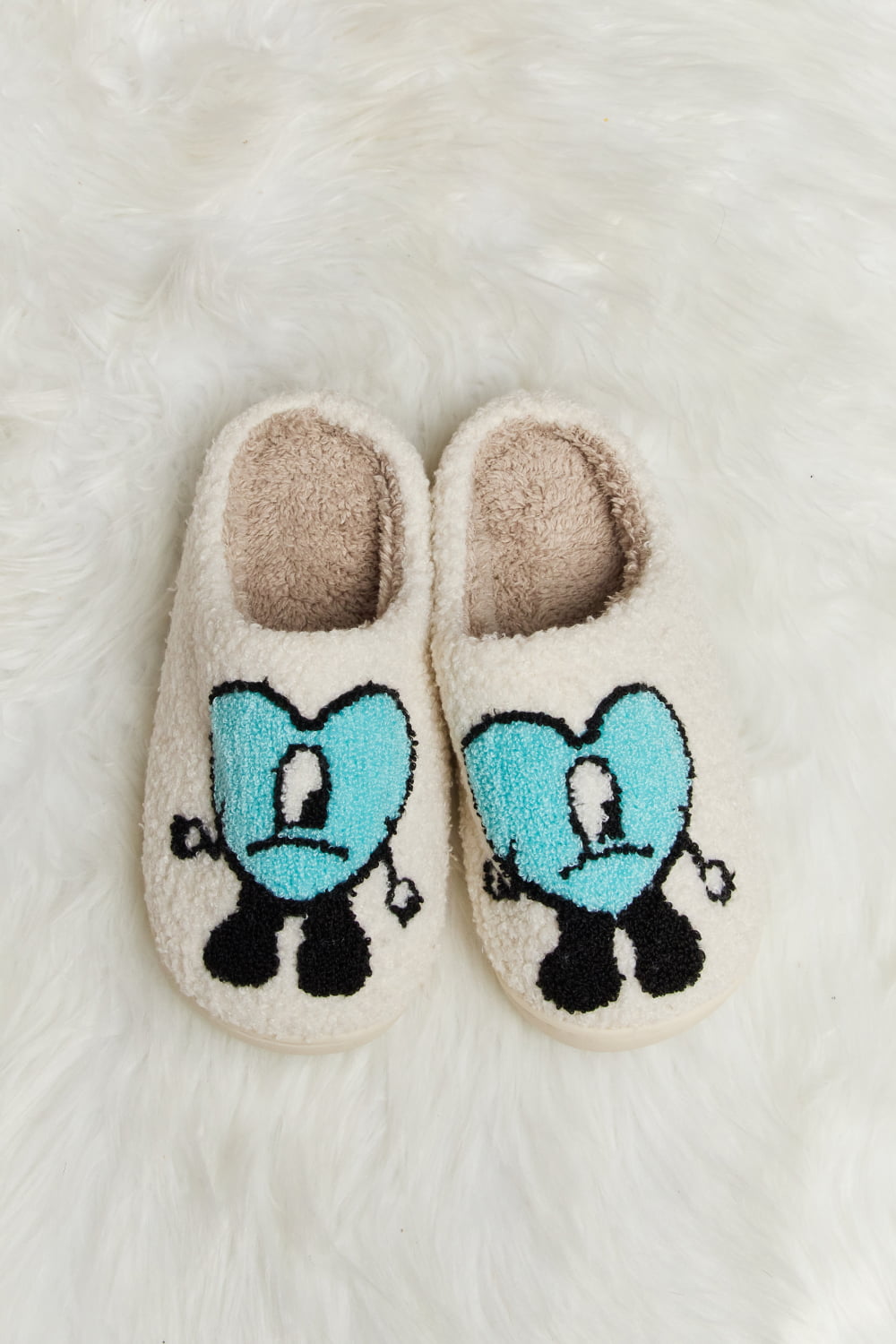 Heart Plush Slippers